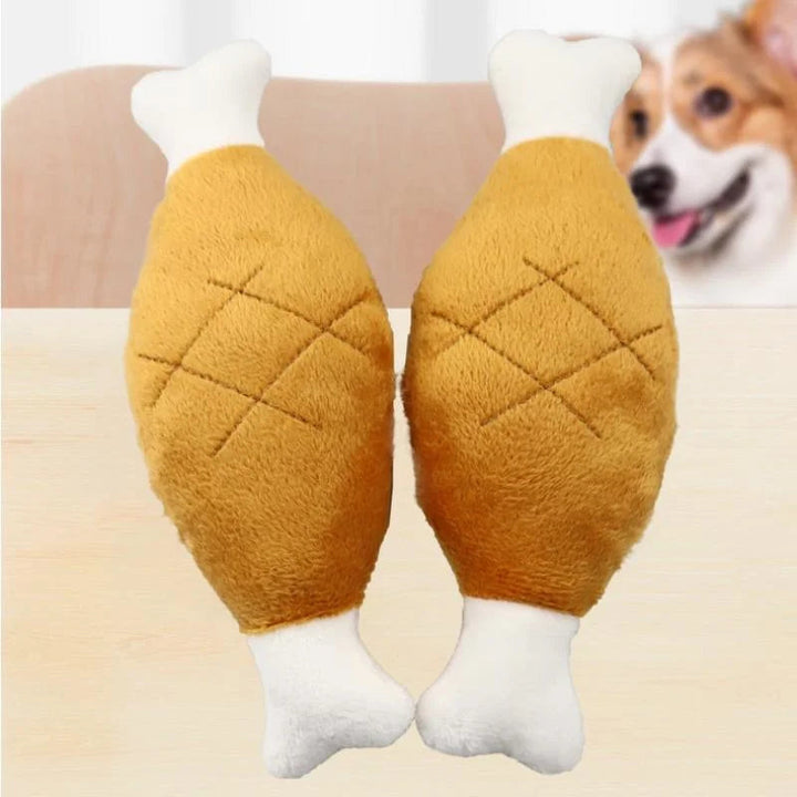 Durable pet toy, a cuddly and safe plush squeaky toy designed for active pets