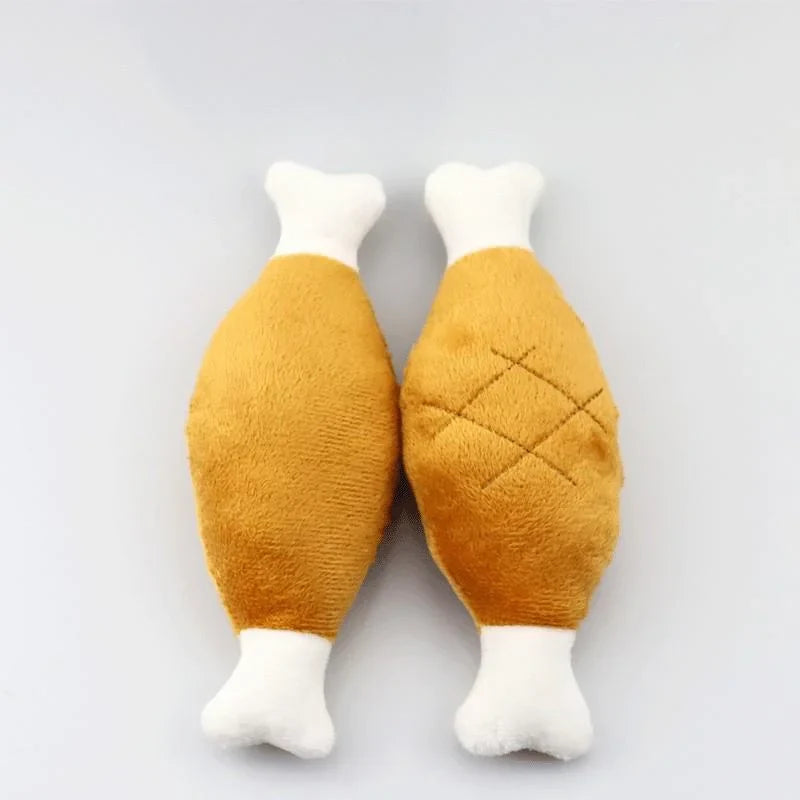 Animal toy: a soft, plush squeaky pet toy for engaging and interactive play development