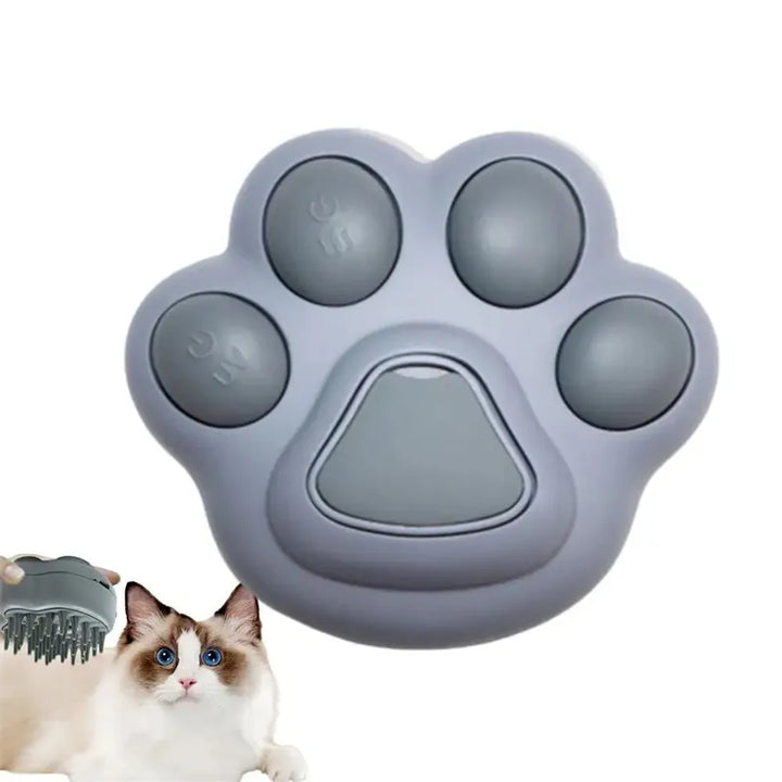 Unisex electric pet brush with water tank open, ready for refill, essential pet care tool