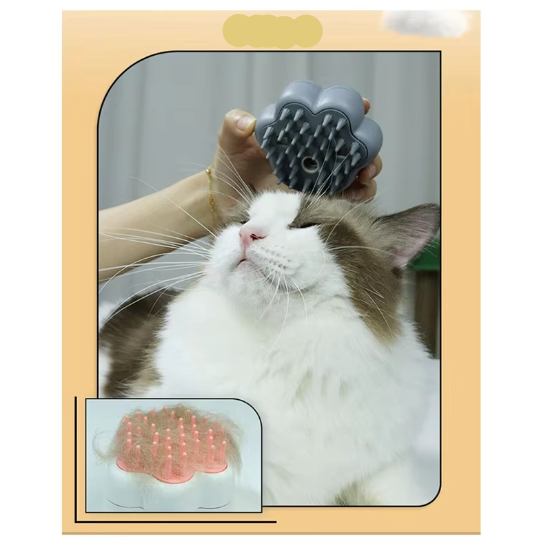 Unisex electric pet spray brush against a clean background, highlighting its sleek design