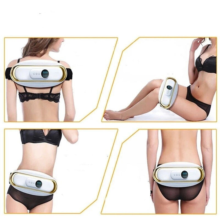 Electric fat burner waist massager promoting body toning, weight loss & overall wellness.