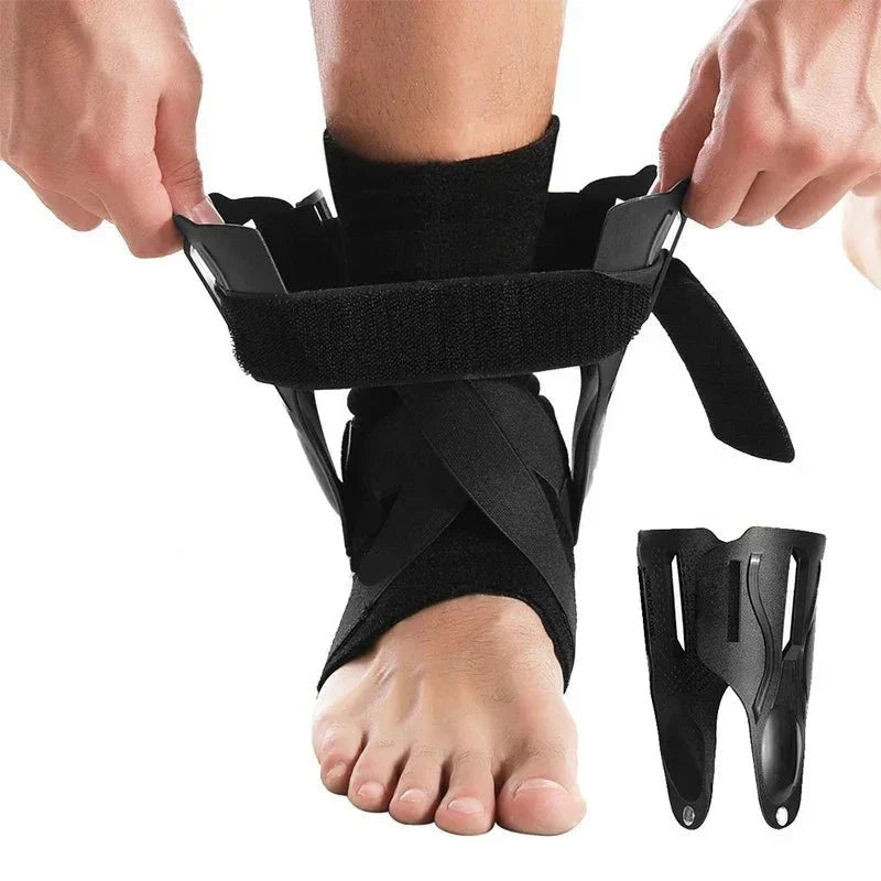 Breathable ergonomic ankle support with double stabilizers for comfortable, all-day fitness wear.