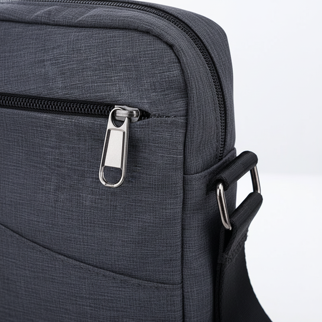 Modern unisex travel bag with anti-theft features, a secure ergonomic shoulder carry solution.