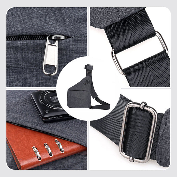 Ergonomic anti-theft shoulder bag, ideal for secure daily essentials and urban exploration.