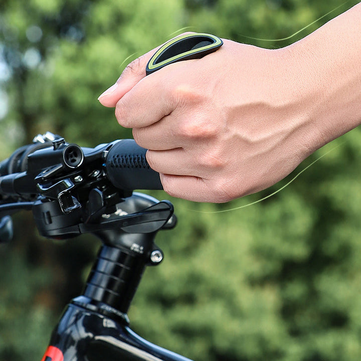 Unisex ergonomic bicycle handlebar grips for enhanced comfort, anti-slip cycling on mountain, road & city bikes.