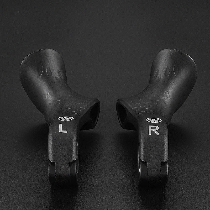 Durable unisex ergonomic bike accessories: anti-slip handlebar grips ensuring comfort for long cycling journeys.