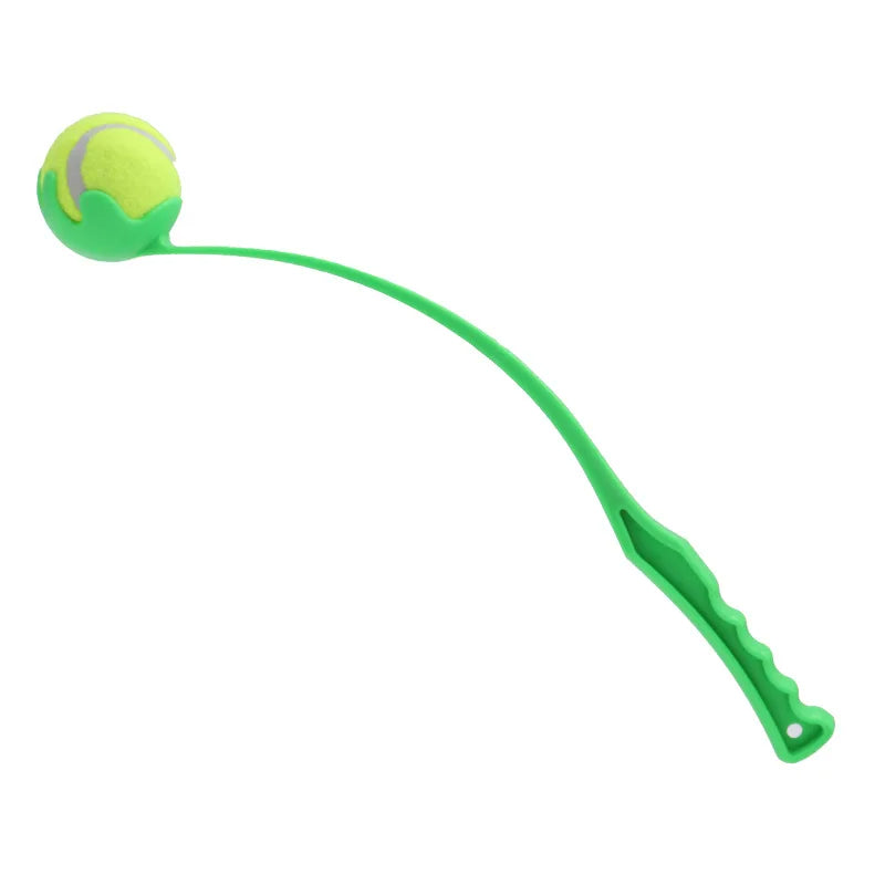 Essential pet supplies: ergonomic long-distance dog ball thrower, durable for daily canine fun.