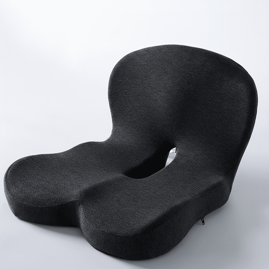 Comfortable unisex seat cushion with non-slip base for stable support and improved well-being.