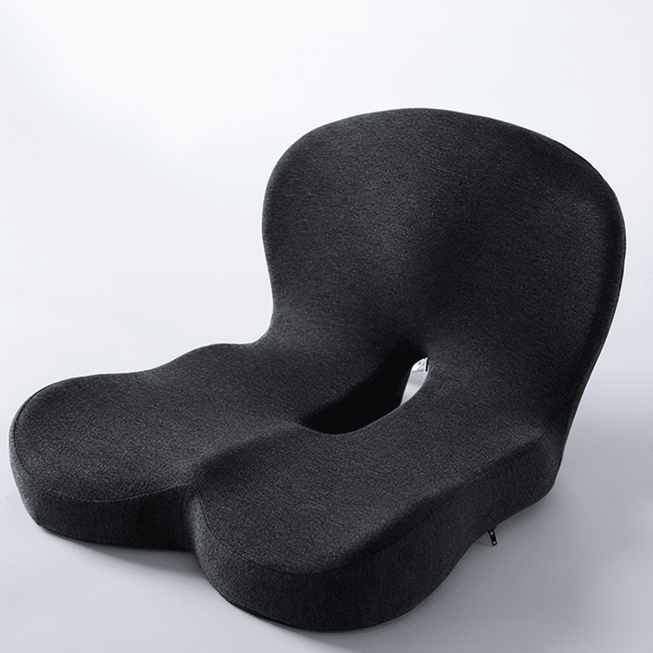 Comfortable unisex seat cushion with non-slip base for stable support and improved well-being.