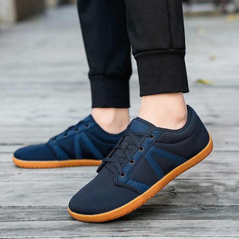 Comfortable unisex barefoot shoes. Flexible zero-drop sole for natural walking & all-day foot health.