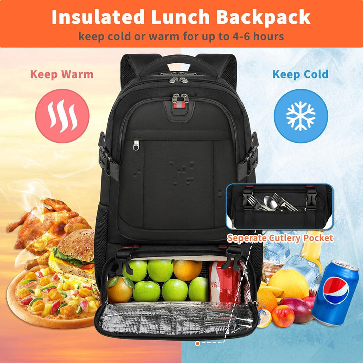 Spacious water-resistant travel backpack, perfect for long trips. Features large capacity & multiple compartments.