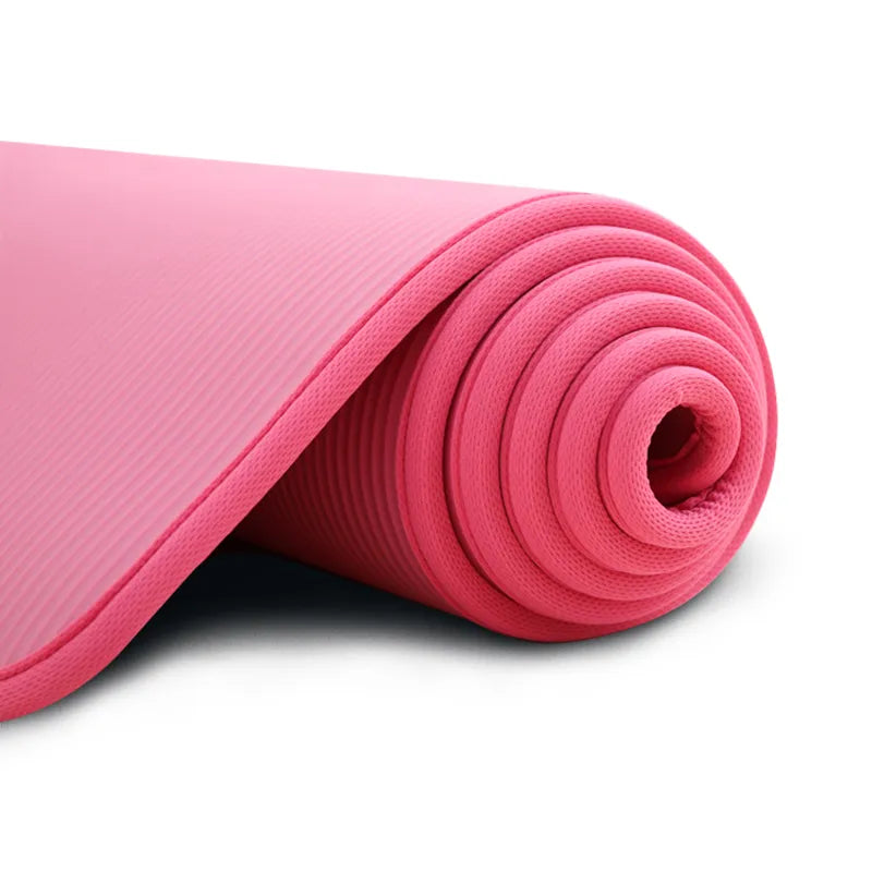 Premium extra thick non-slip yoga mat for enhanced comfort & stability in any exercise routine.