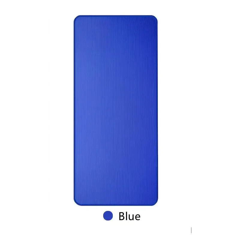 Unisex anti-slip yoga mat, extra thick for joint comfort during yoga & home workouts.