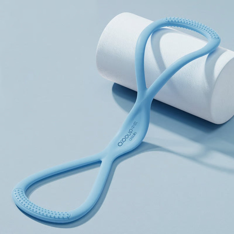 Versatile Unisex Figure 8 band enhances workouts, aids posture correction & muscle toning.