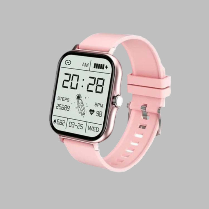 Advanced wearable tech: Bluetooth smartwatch with accurate heart rate & activity tracking for all-day health monitoring.