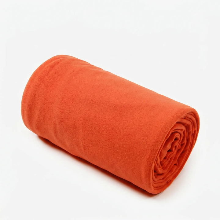 Comfortable unisex fleece sleeping bag, envelope style. Packable camping gear for 3-season outdoor adventures.