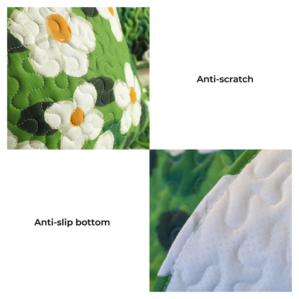 Universal floral furniture protector, non-slip couch cover for all season style
