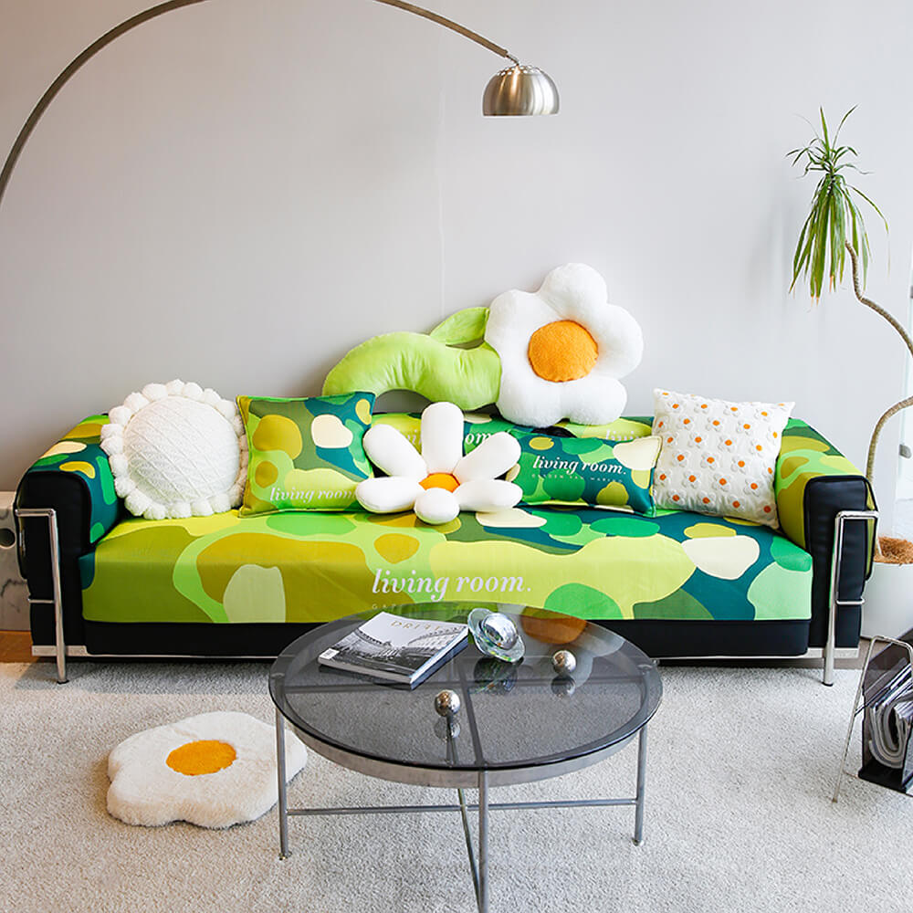 Home decor floral sofa protector, pet-friendly and easy-care furniture cover