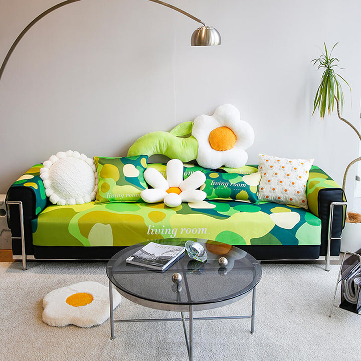 Home decor floral sofa protector, pet-friendly and easy-care furniture cover