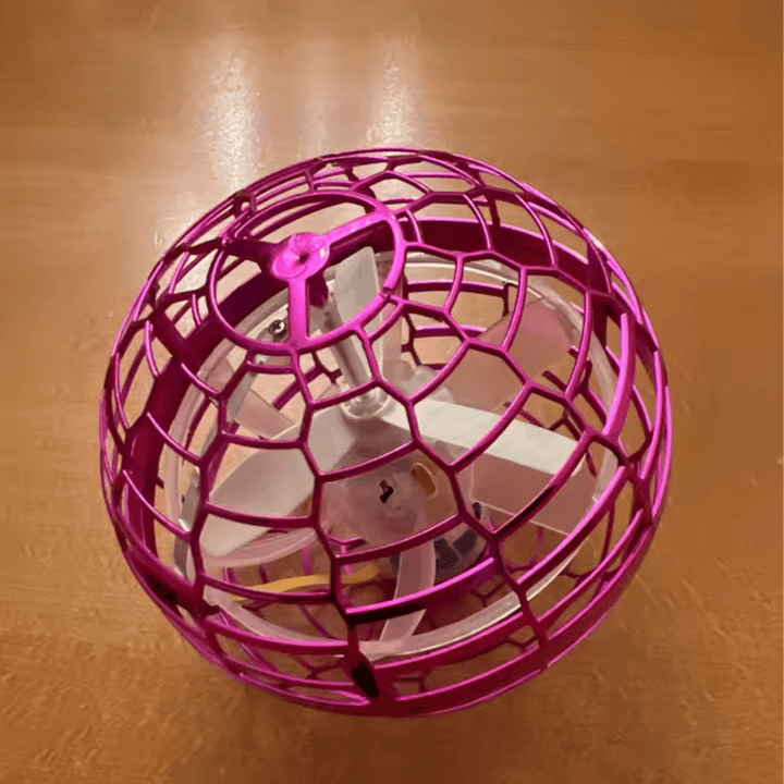 Gift-ready flying gyroscope with 360° movement & vibrant dynamic LED lights. Hand-controlled fun.