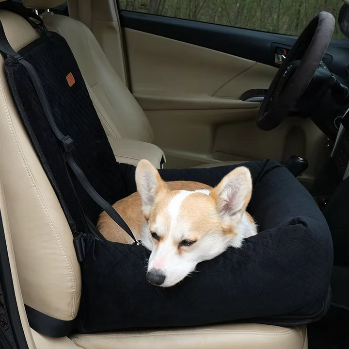 Unisex foldable car seat cushion for comfort & support, ergonomic travel accessory for auto interior