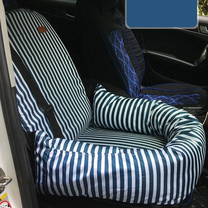 Car accessory: a foldable seat cushion designed for ultimate driving comfort and lumbar support