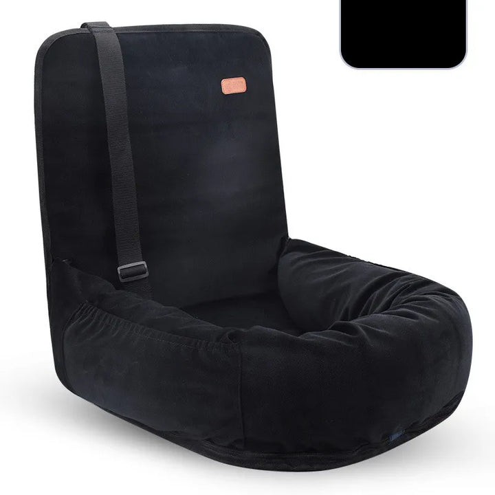 Foldable car seat cushion, unisex and ergonomic, improving comfort and support in any car interior