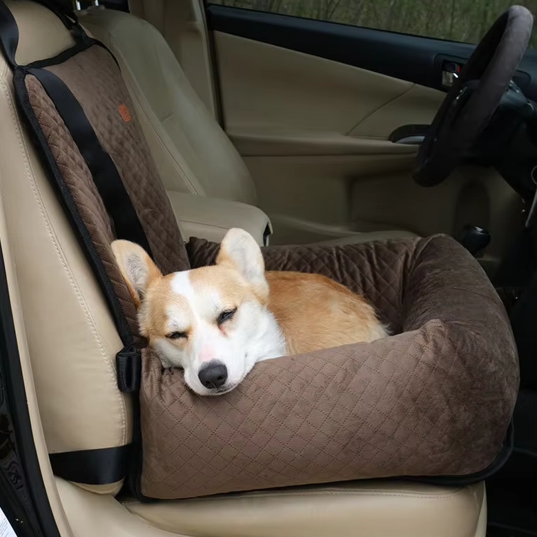Ergonomic car seat cushion, foldable design for easy storage, enhancing travel comfort in any car
