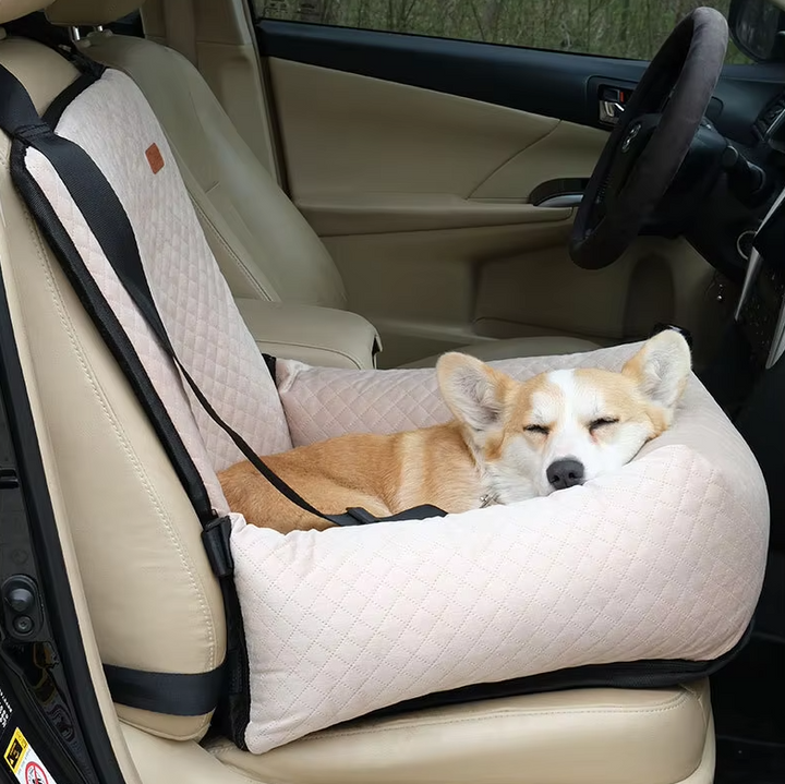 Car seat cushion, foldable and portable, offering essential driving comfort and ergonomic support
