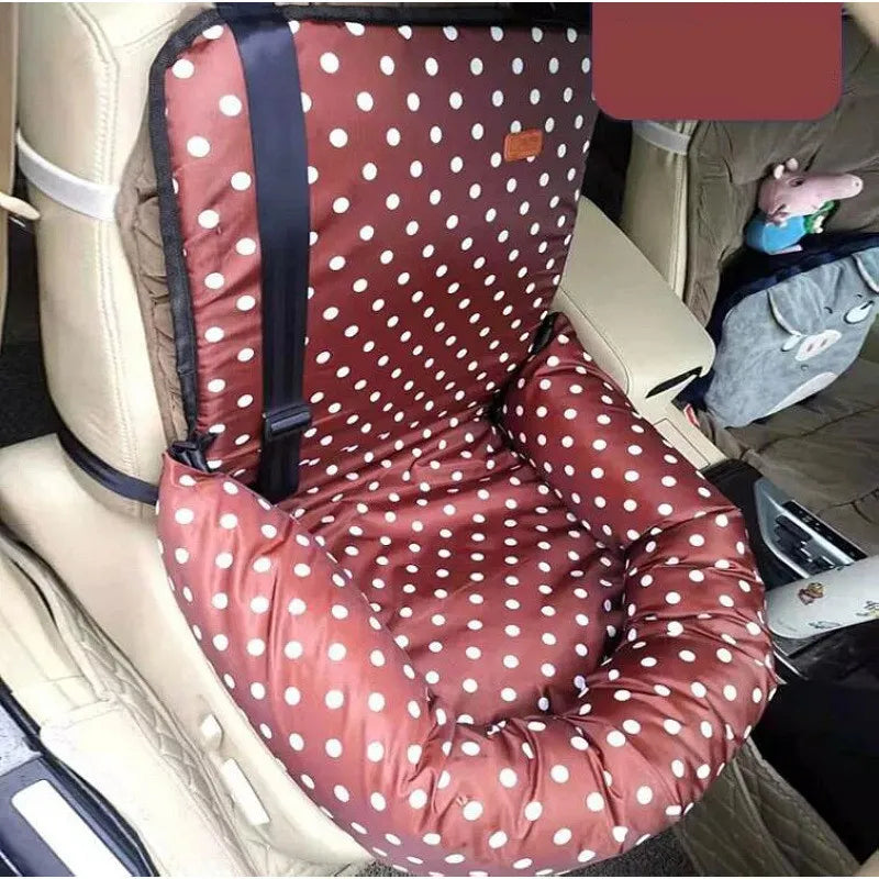 Premium car seat cushion, foldable for convenience, ensuring comfort & support on the road