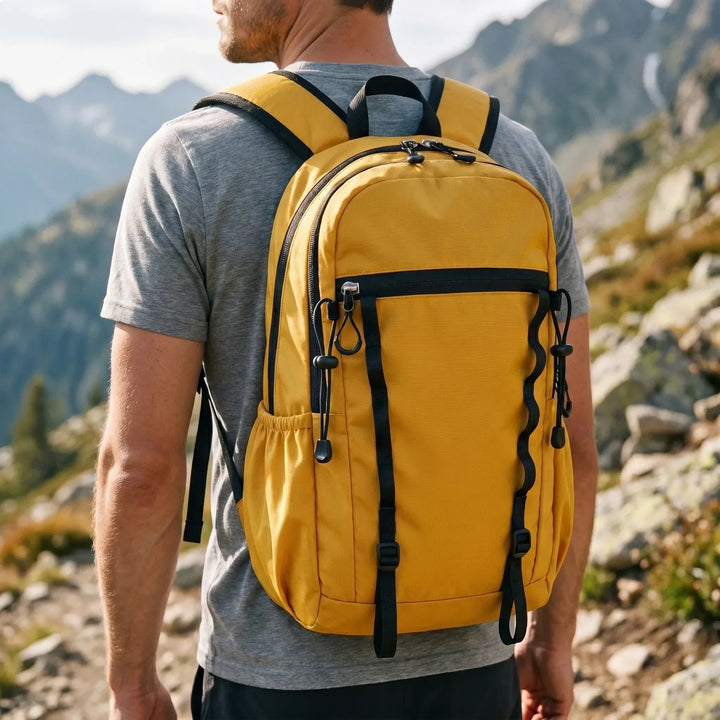 Unisex foldable hiking daypack, compact & lightweight for travel, camping & outdoor adventures.