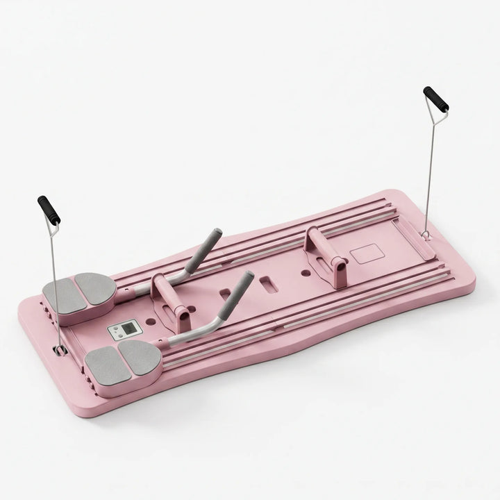 Compact, foldable Pilates board for yoga & core strength. Versatile fitness equipment for home gym workouts.