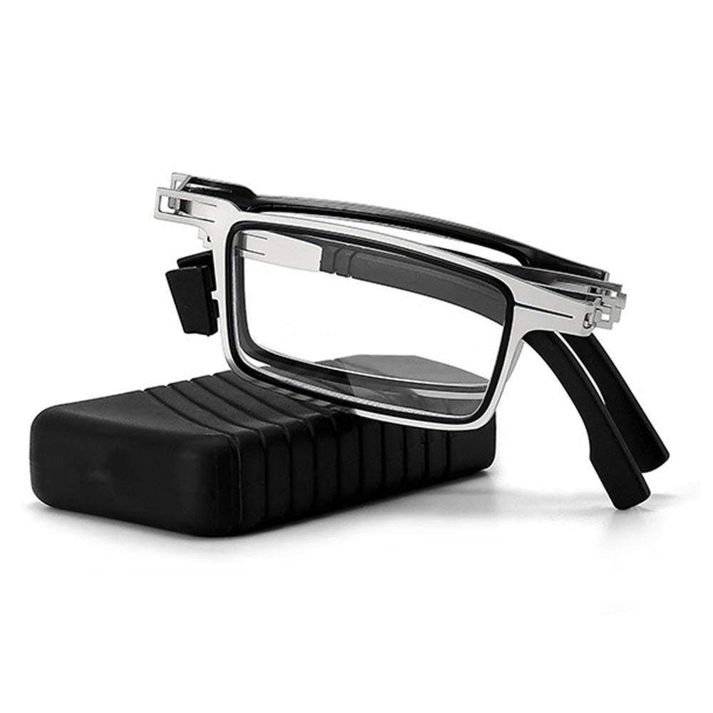 Convenient unisex foldable readers for on-the-go clear vision. Lightweight & compact with eye protection.