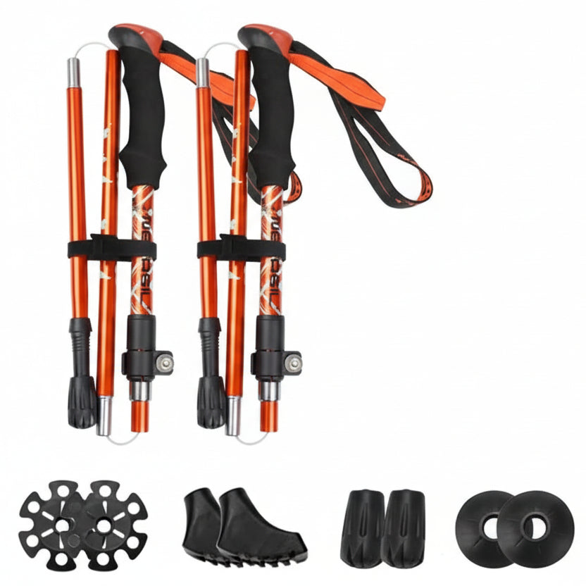 High-performance foldable trekking poles for enhanced safety and enjoyment on hikes.