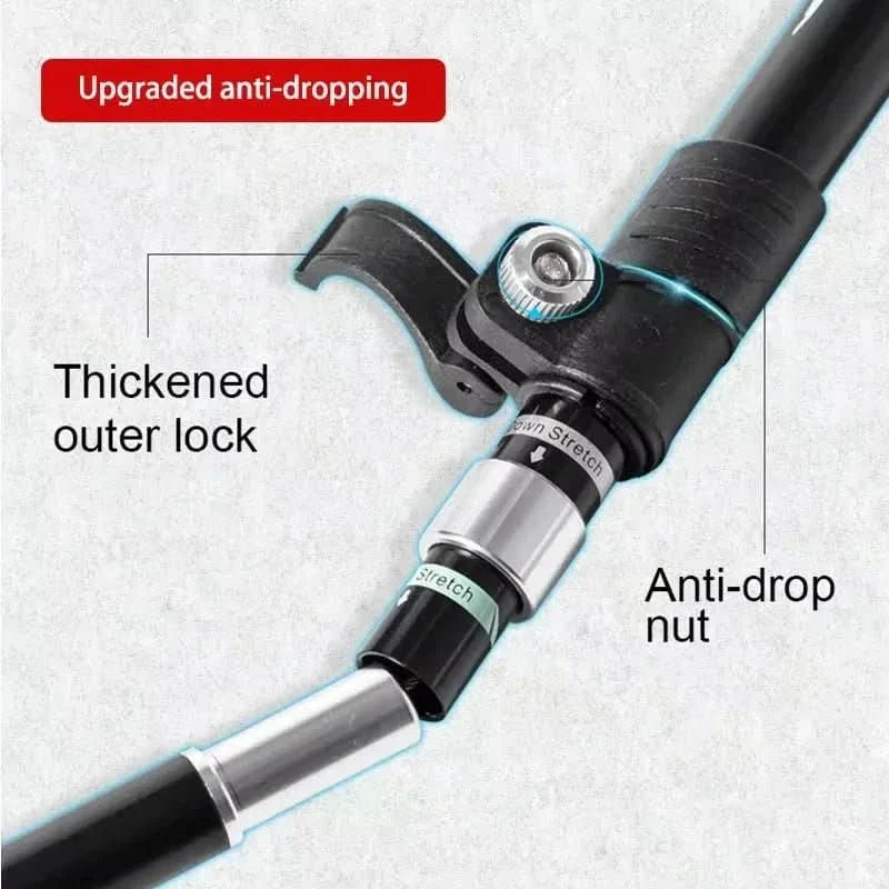 Quick-fold hiking poles with secure locking for reliable performance on any adventure.