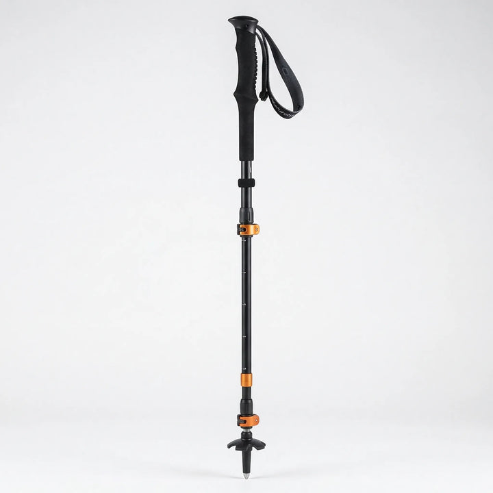 Adjustable unisex trekking pole, lightweight for hiking, walking, and outdoor adventures.