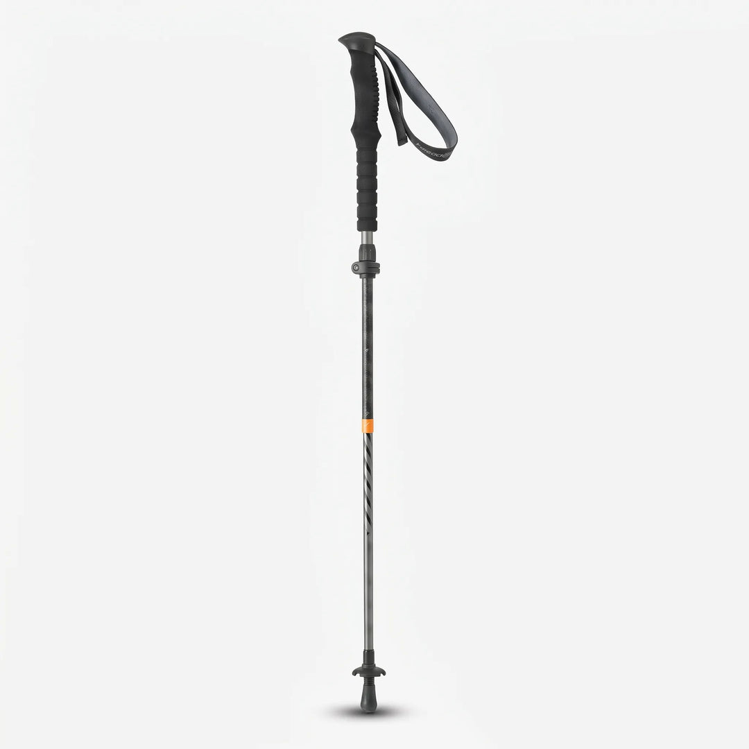 Durable collapsible trekking pole, lightweight design for long hikes & outdoor exploration.