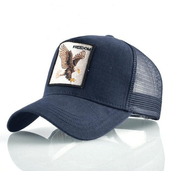Stylish baseball cap with a prominent Freedom Eagle, unisex and adjustable for outdoor activities.