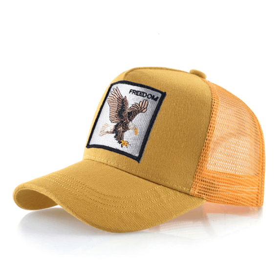 Comfortable unisex Freedom Eagle baseball cap, perfect for everyday casual style. Adjustable strap.