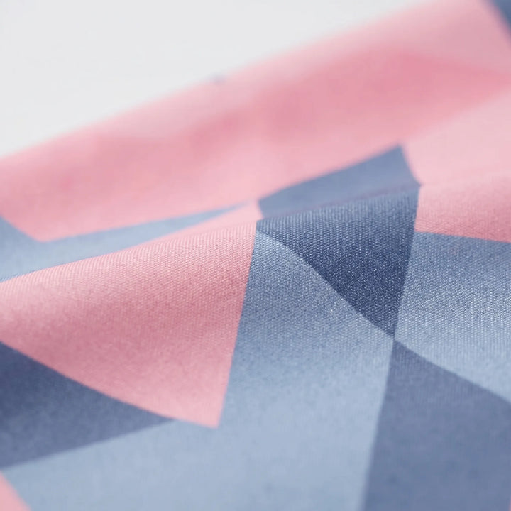 Travel-friendly unisex geometric print changing robe, a hooded swim cover-up & beach towel.