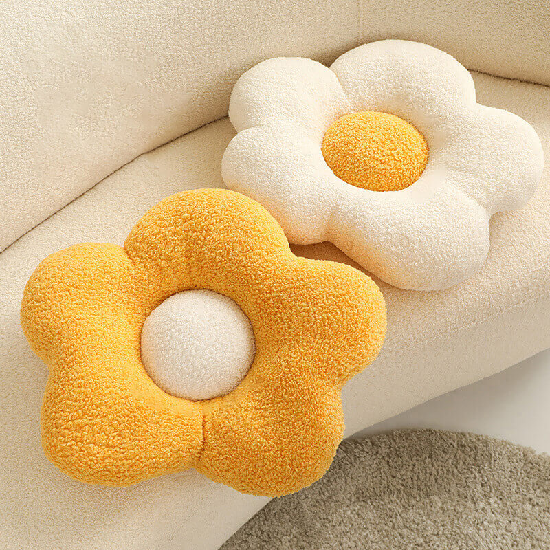 Soft flannel decorative accent pillow with unique geometric twist design, perfect for sofas