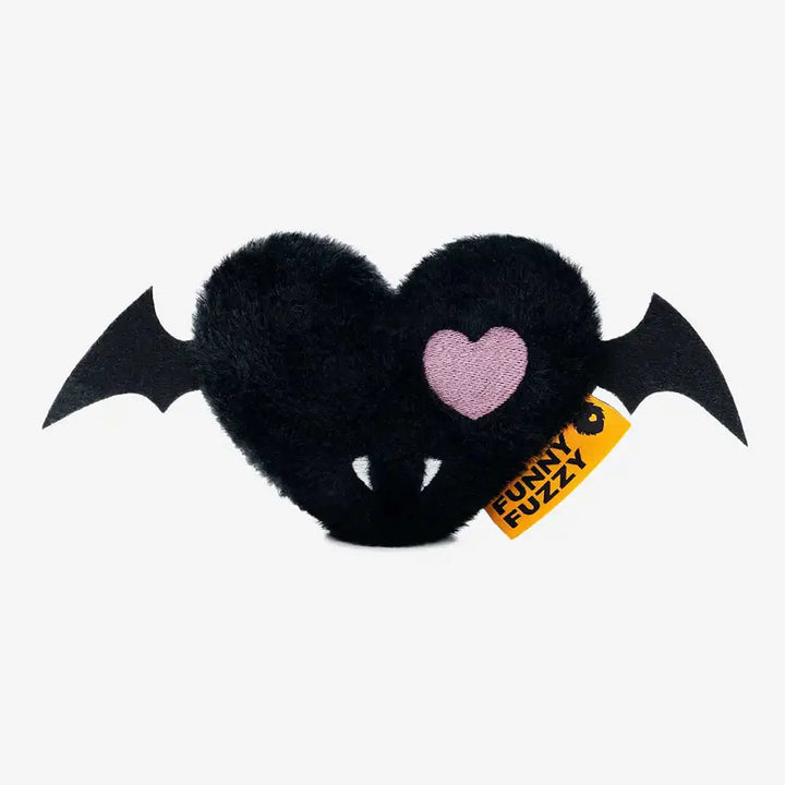 Unisex Halloween Plush Bat Heart Squeaky Dog Toy