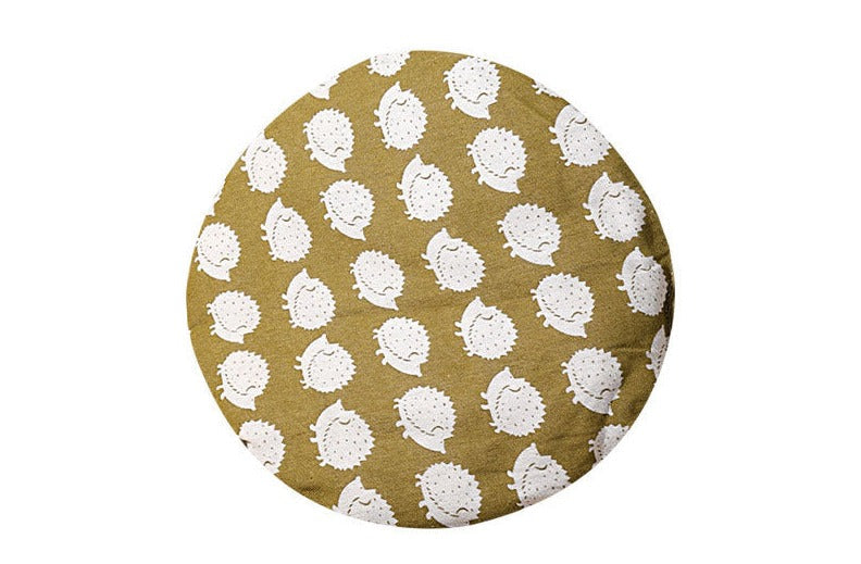 Angled view of a unisex woven cotton rope cat bed, offering feline comfort and a scratch pad