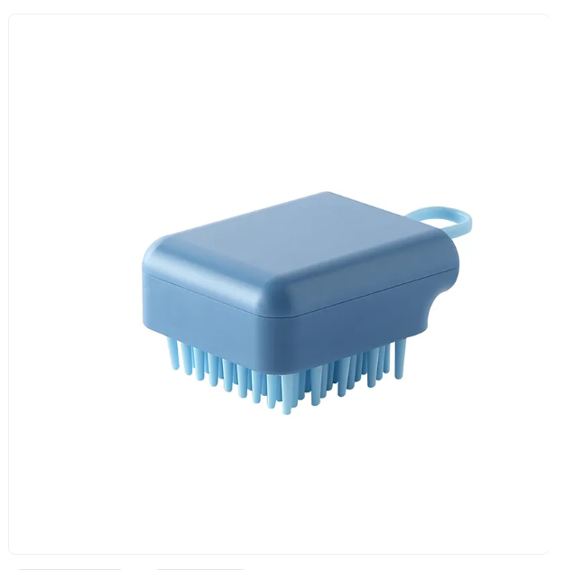 Ergonomic handheld body massage brush for daily skin care, exfoliating and enhancing skin texture