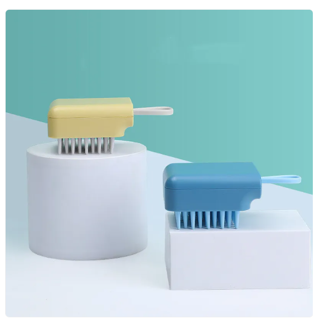 Textured handheld body massage brush for effective exfoliation and deep skin rejuvenation benefits