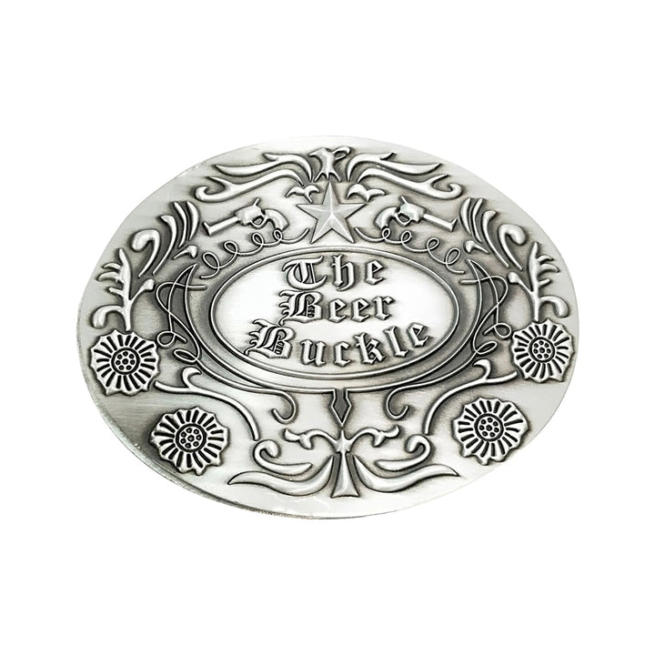 Belt buckle drink holder, a practical and fun portable accessory.