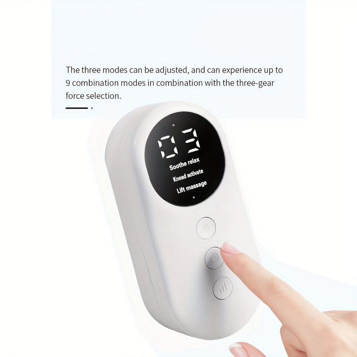 Comfortable heated leg massager providing relaxation and muscle relief for tired legs.