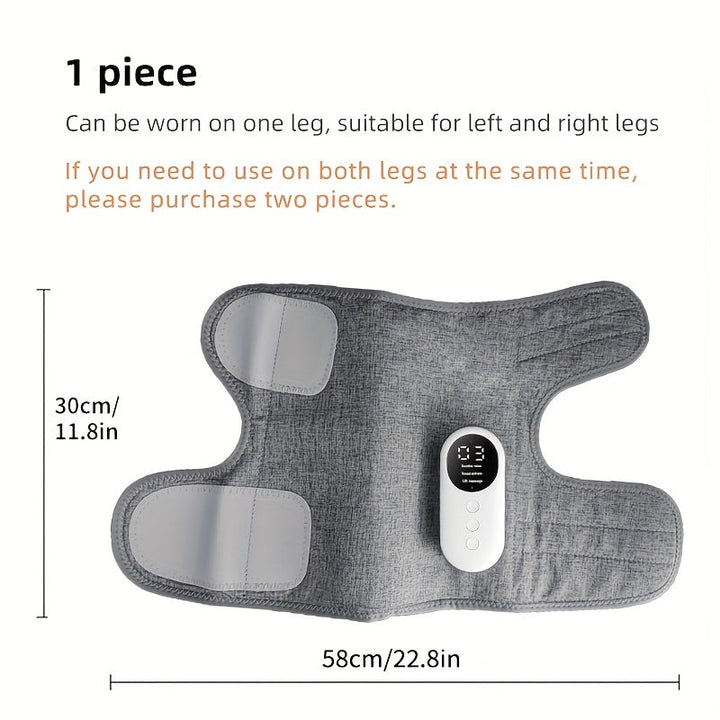 Soothing heated leg massager for ultimate muscle relief, boosting circulation & relaxation.