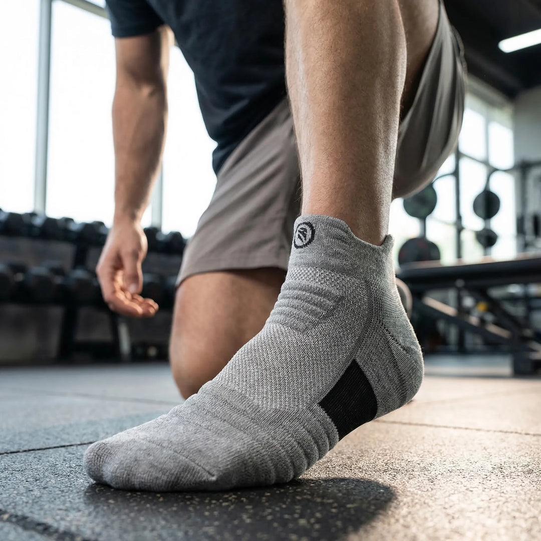 Unisex high elastic compression athletic socks, perfect for running, cycling, basketball, and active sports.