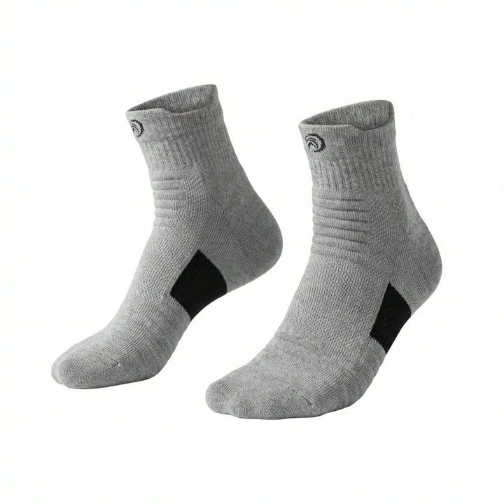 Unisex activewear compression socks, designed for optimal comfort & breathability during exercise.